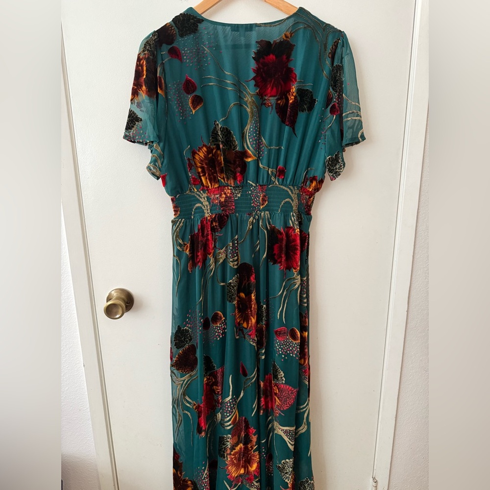 Baltic Born Valen Maxi Dress Jade Green Size XL - Picture 6 of 7